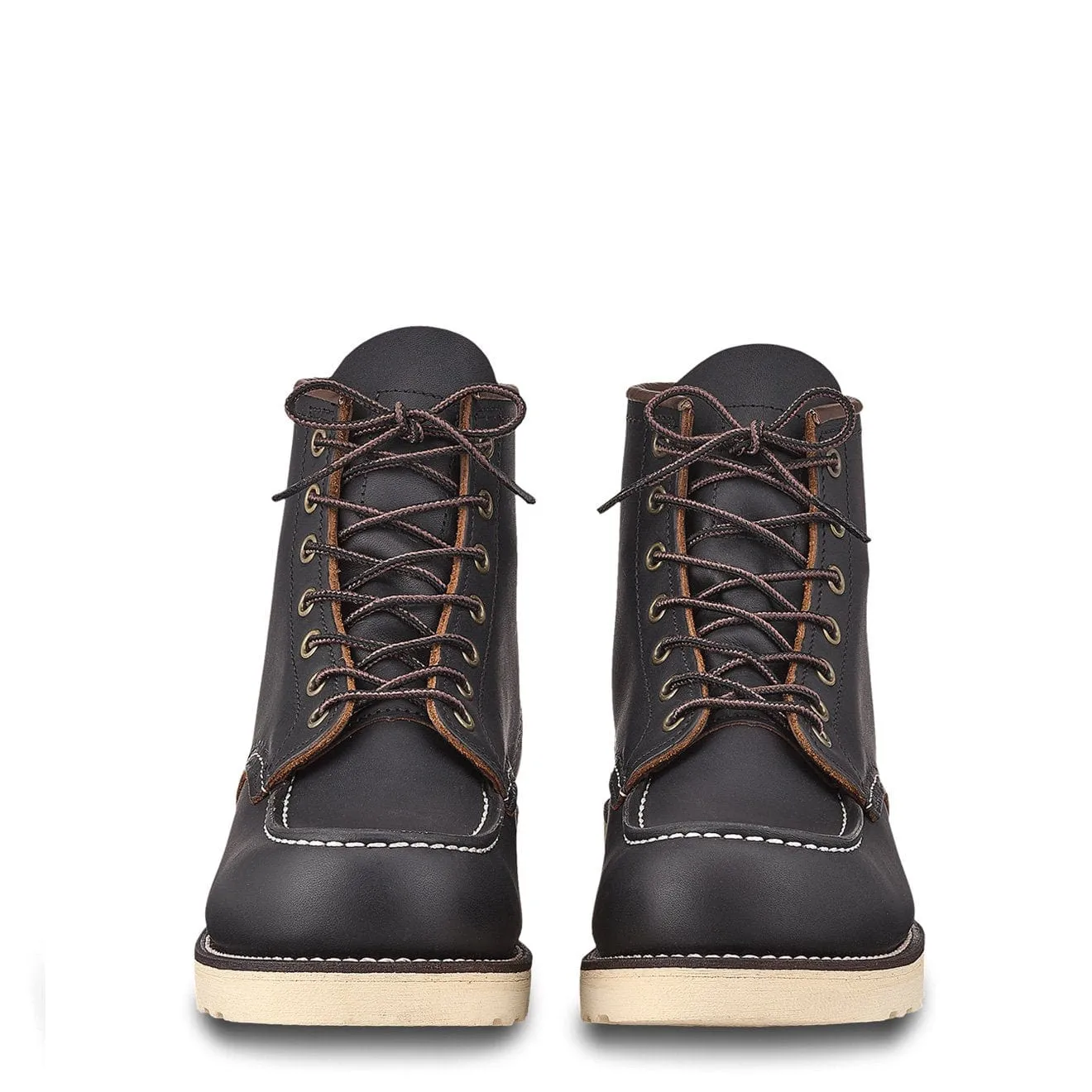 Red Wing 6-Zoll Classic Moc Stiefel Schwarz-Prairie