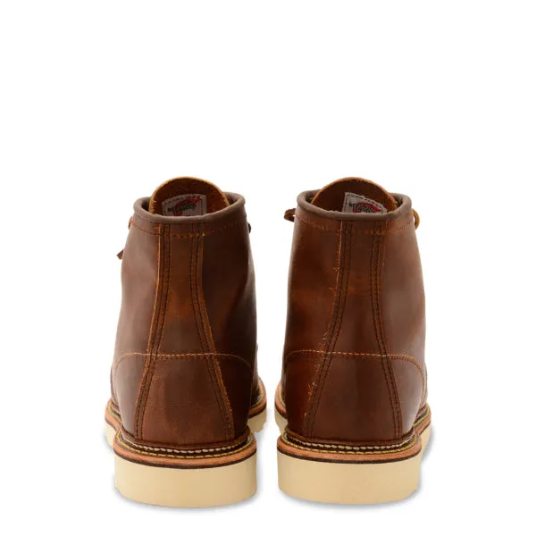 Red Wing Classic 6 Zoll Moc Toe Stiefel Kupfer Rough and Tough