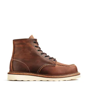 Red Wing Classic 6 Zoll Moc Toe Stiefel Kupfer Rough and Tough
