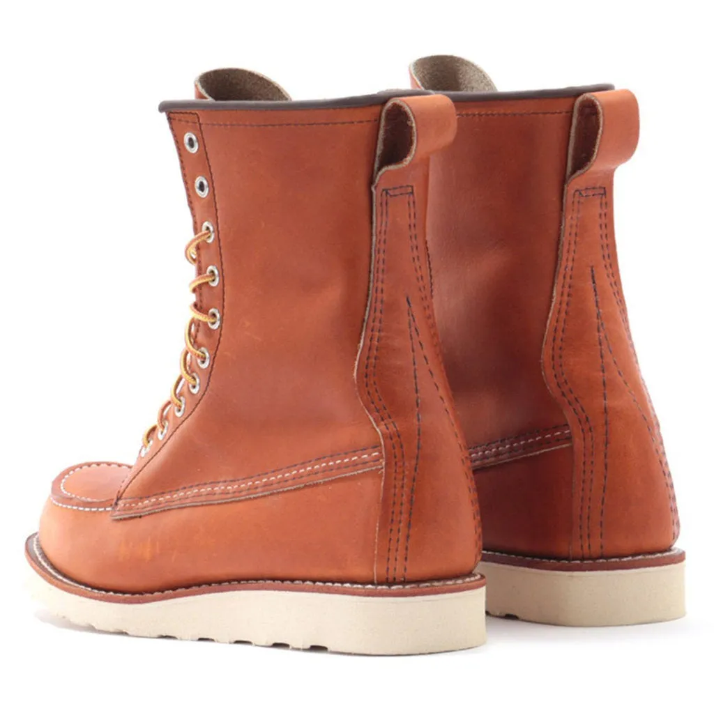 Red Wing Classic Prairie 877 Leder Stiefel mit Moc-Toe-Kappe für Herren, 8 Zoll