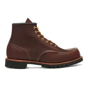 Red Wing Herren Roughneck 8146 Classic Moc Briar Braun Leder