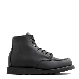 Red Wing Moc Toe Stiefel Schwarz Geschirr