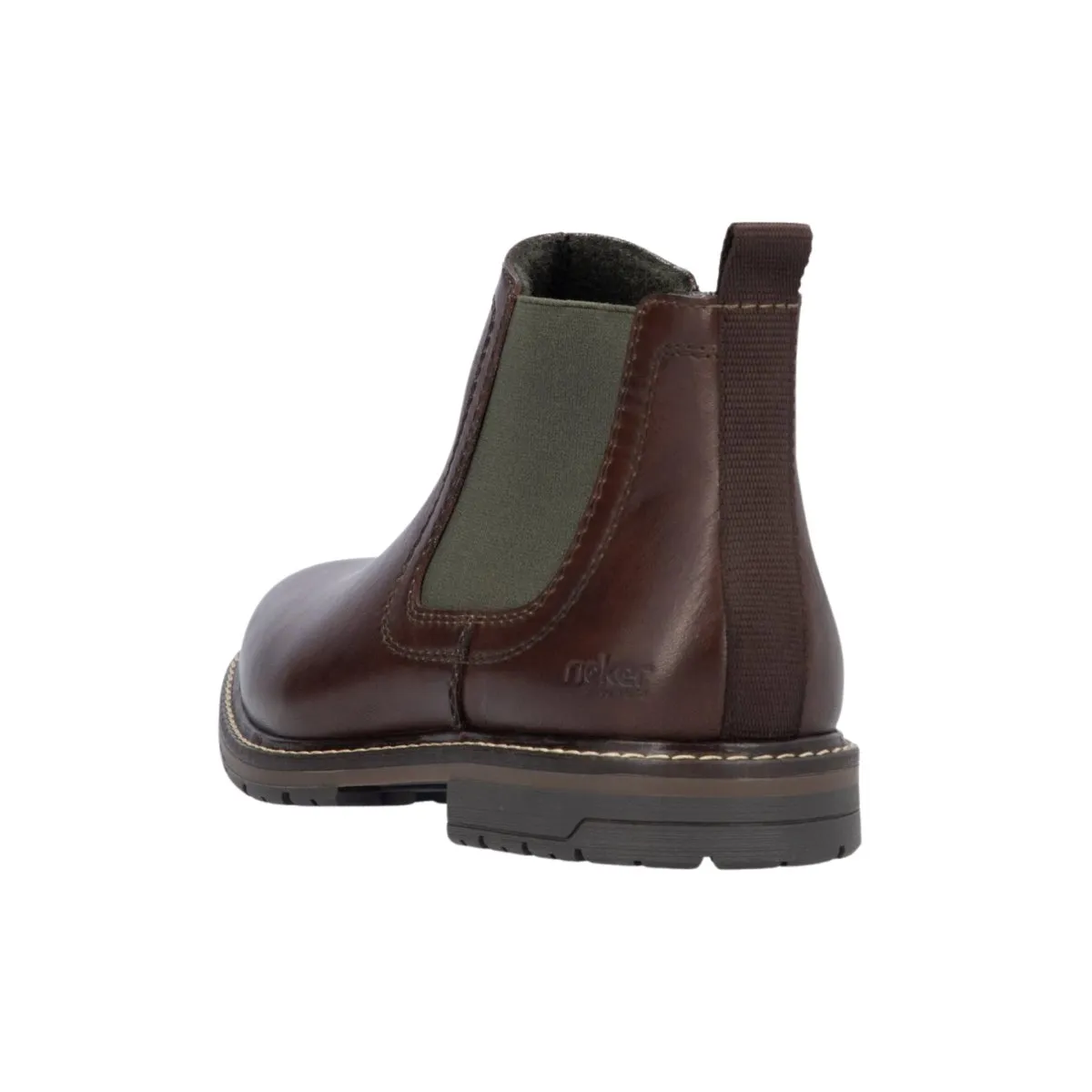 Rieker Herren 13757-25 Chelsea Nougat Braun Leder