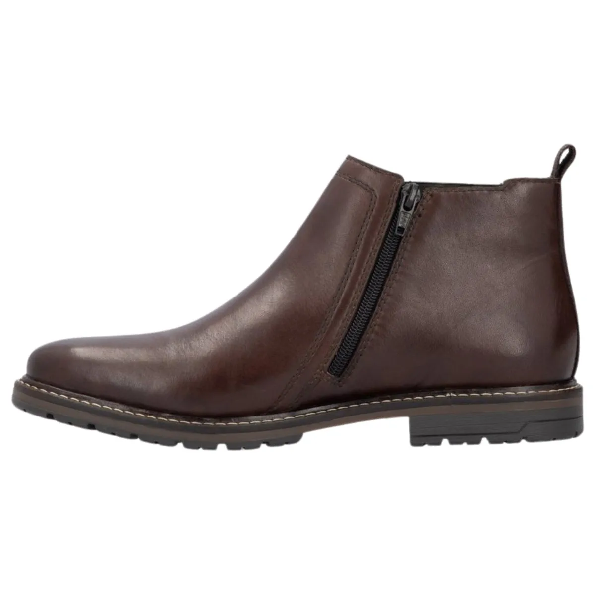 Rieker Herren 13757-25 Chelsea Nougat Braun Leder