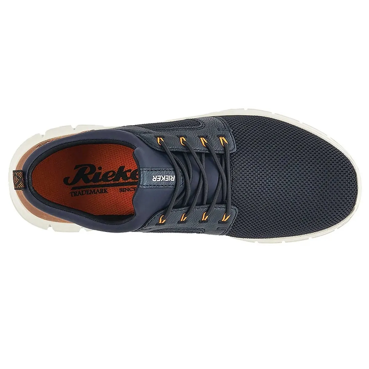 Rieker Herren B7796-14 Blau/Beige Stoff