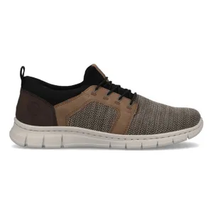 Rieker Herren B7796-64 Timo Schlamm/Schwarz/Schokolade