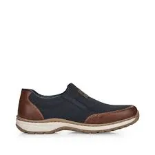 Rieker Schuhe 03354-14 Holz/Pazifik/Staub