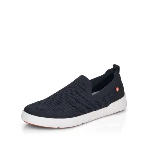 Rieker Schuhe 07106-14 Marineblauer Slip-On