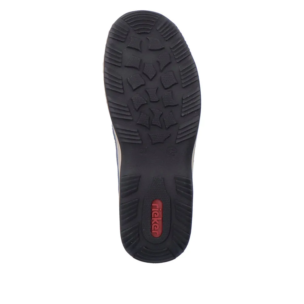 Rieker Schuhe L0546-14 Hellblau/Marine