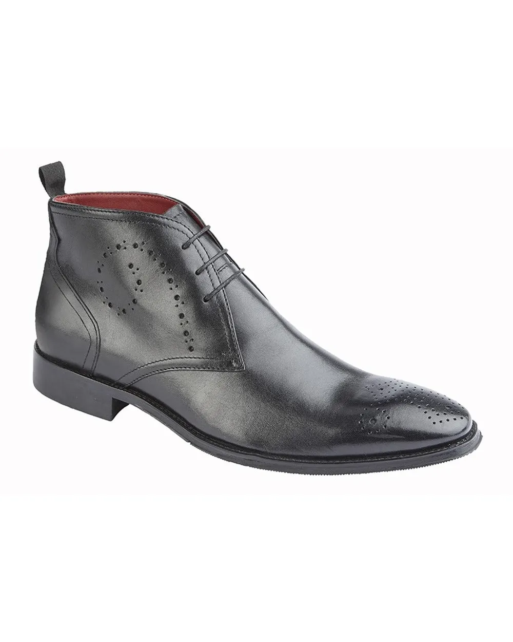 Roamers Herren 3 Eye Brogue Mode Stiefel Roamers Schuhe