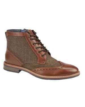 Roamers Herren 5-Eye-Innenreißverschluss-Stiefeletten Roamers Schuhe