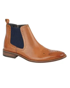 Roamers Herren Stiefel mit Innereinsatz und Reißverschluss am Knöchel
