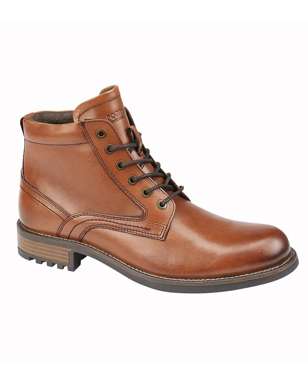Roamers Herren Schnürstiefel in Beige