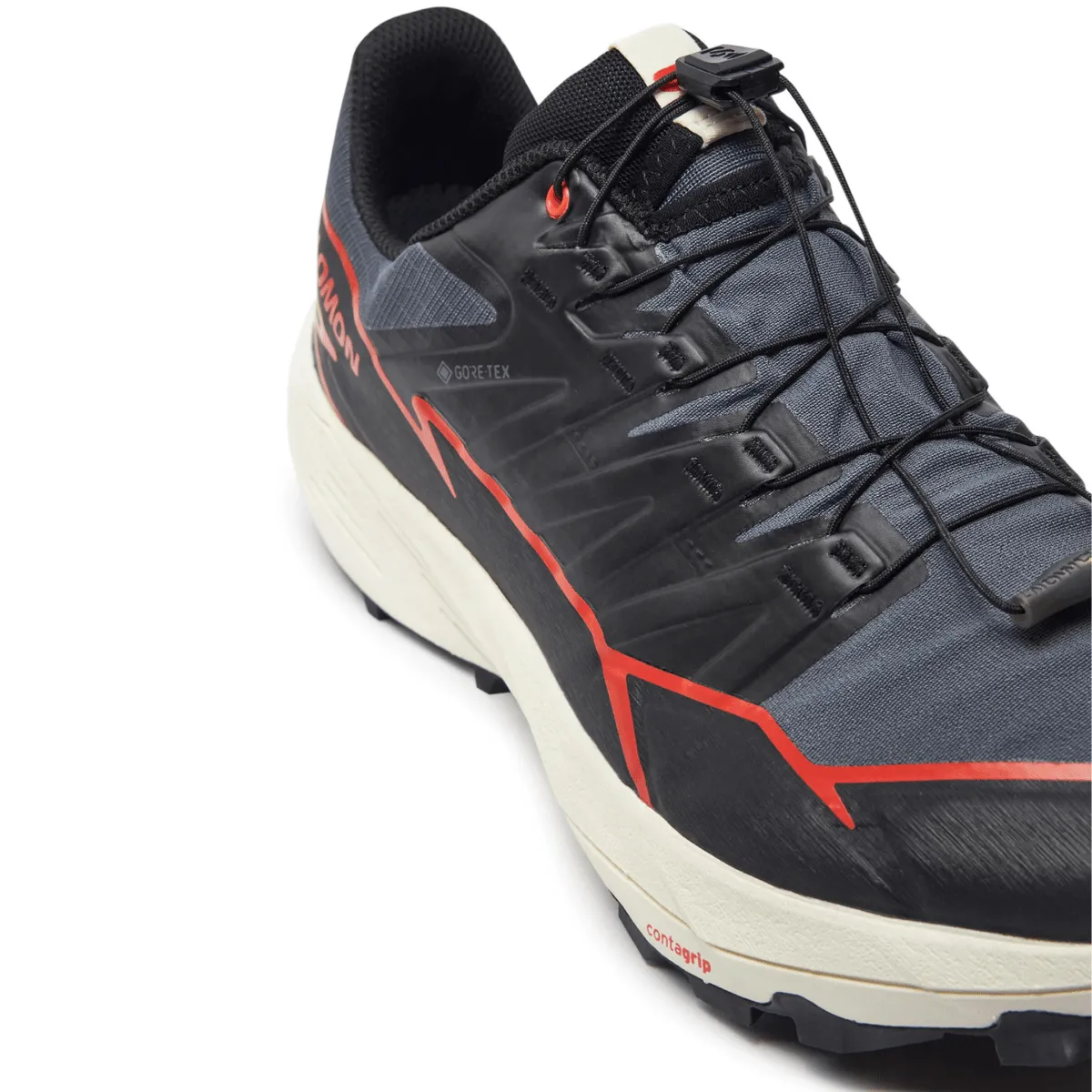 Salomon Herren Thundercross Gore-Tex Turbulenz/Schwarz/Kirschtomate