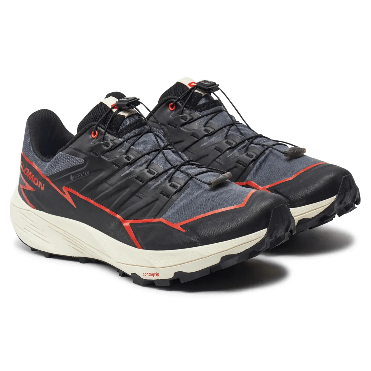 Salomon Herren Thundercross Gore-Tex Turbulenz/Schwarz/Kirschtomate