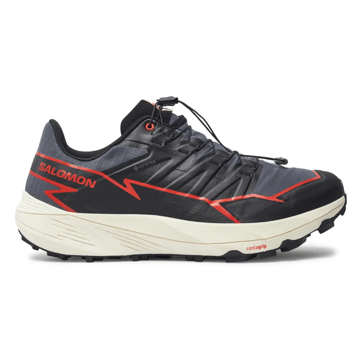 Salomon Herren Thundercross Gore-Tex Turbulenz/Schwarz/Kirschtomate