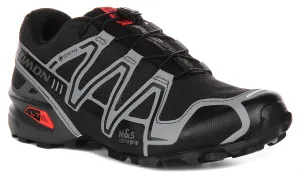 Salomon Speedcross 3 Gortex in Schwarz-Rot Schuhe Salomon