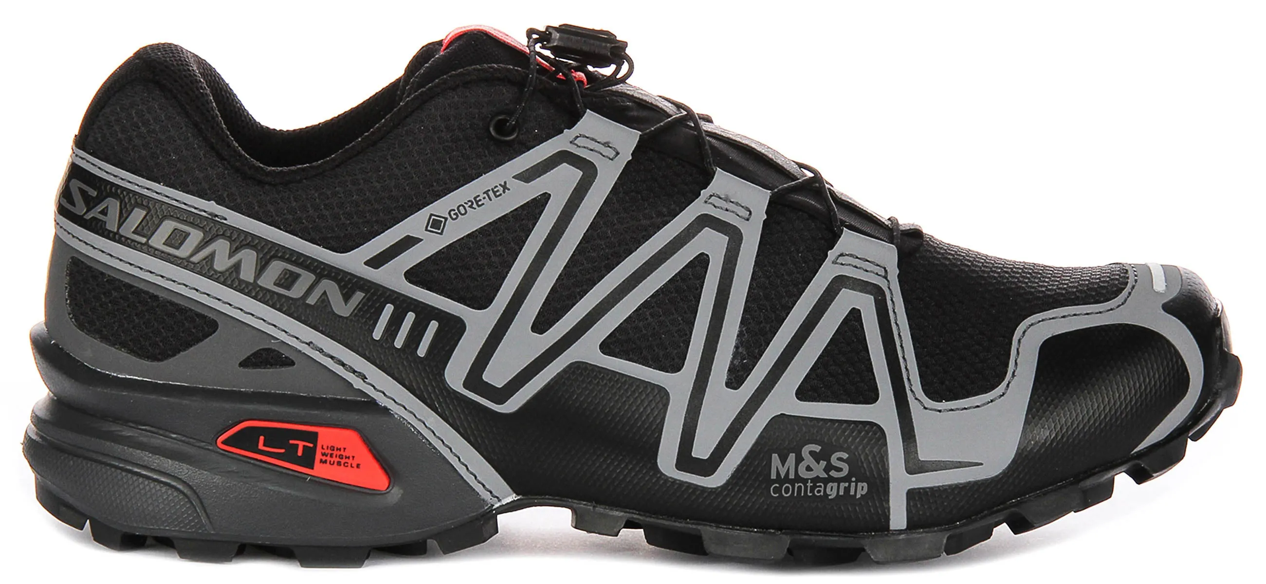 Salomon Speedcross 3 Gortex in Schwarz-Rot Schuhe Salomon