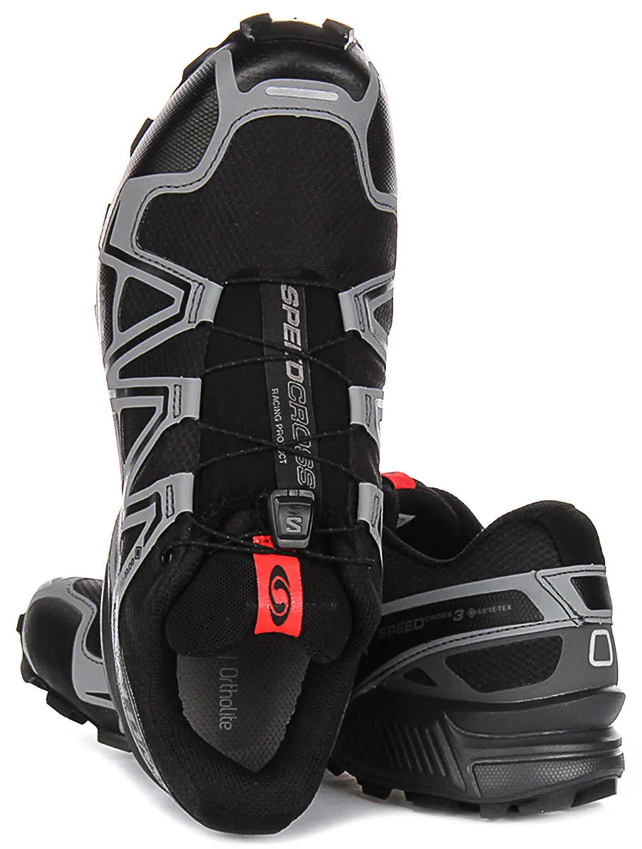 Salomon Speedcross 3 Gortex in Schwarz-Rot Schuhe Salomon