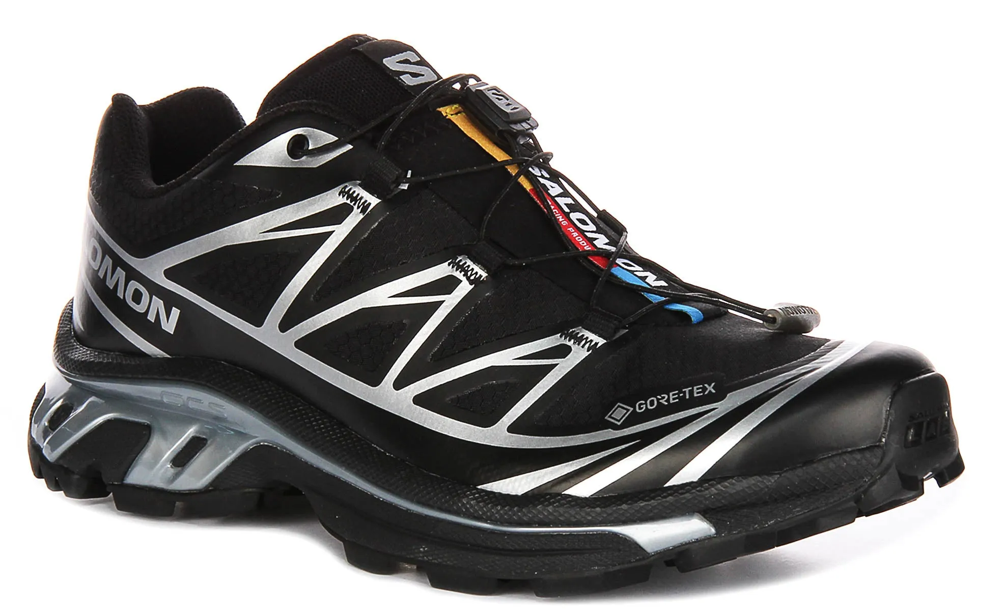 Salomon XT 6 Gortex in Schwarz Silber Schuhe Salomon
