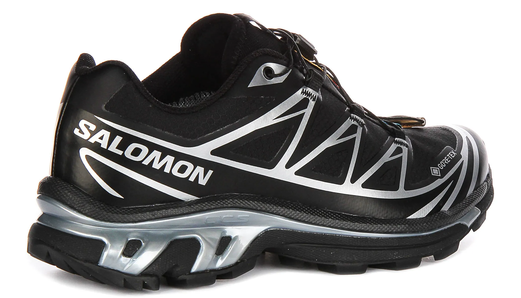 Salomon XT 6 Gortex in Schwarz Silber Schuhe Salomon