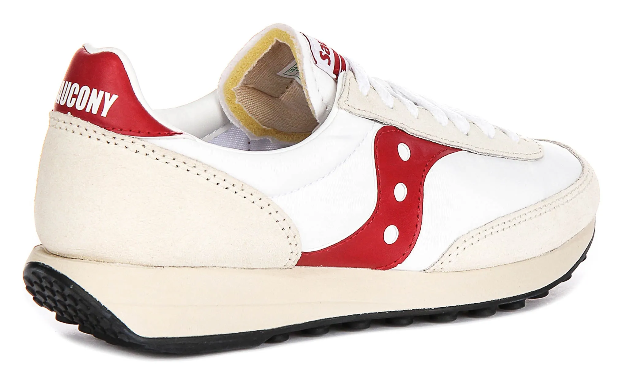 Saucony Trainer 80 in Weiß-Rot Schuhe Saucony