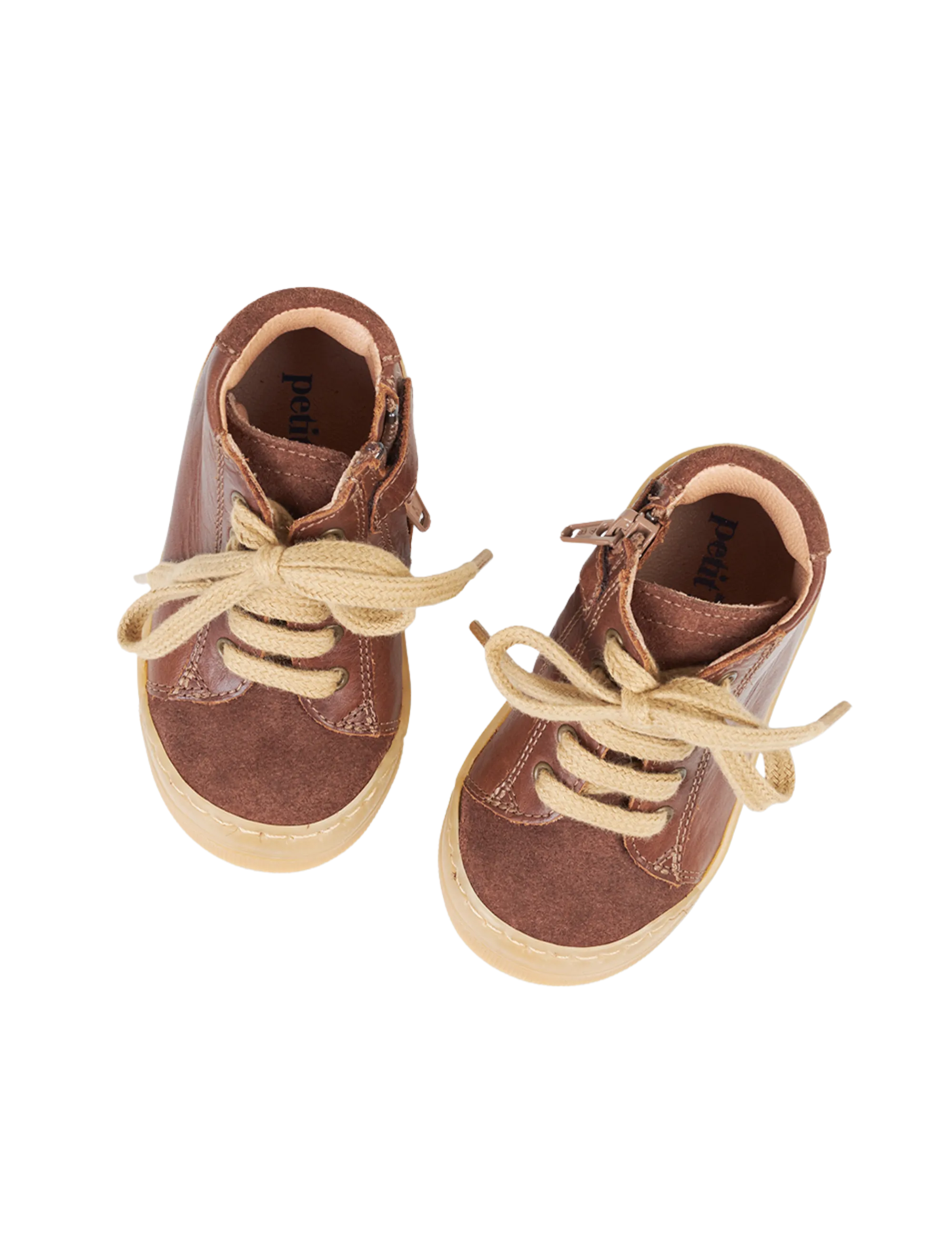 Sneaker Bootie - Haselnuss