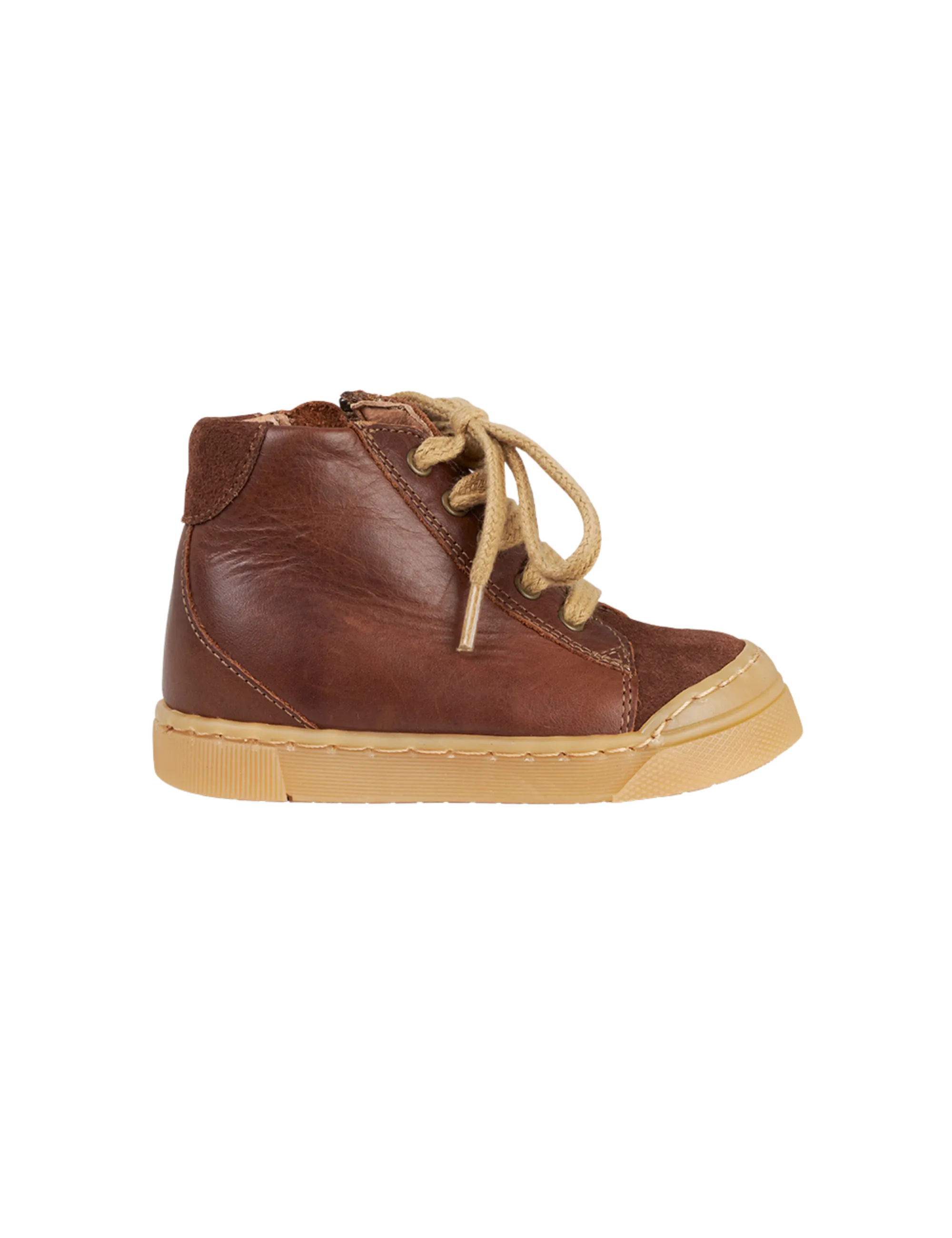 Sneaker Bootie - Haselnuss