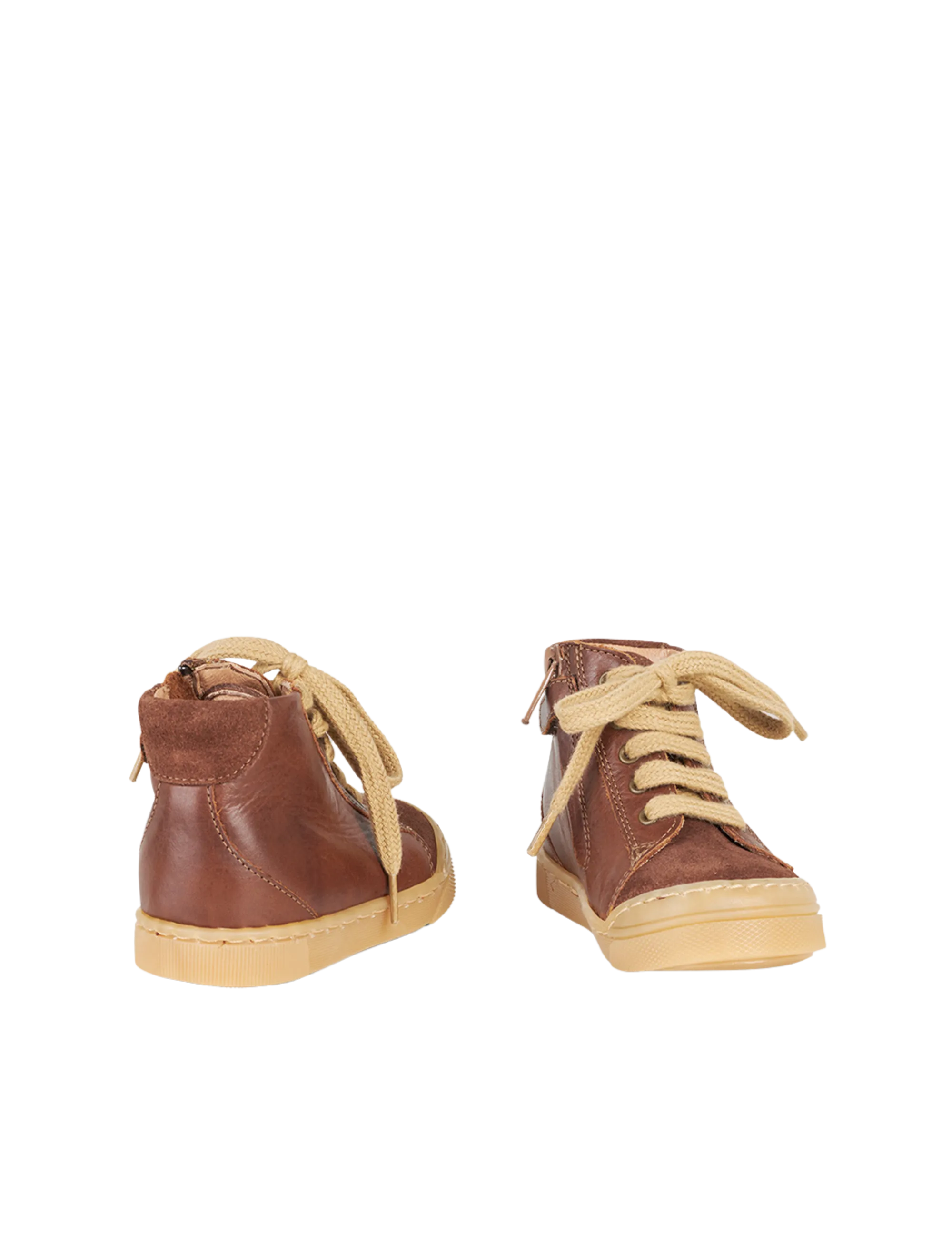 Sneaker Bootie - Haselnuss