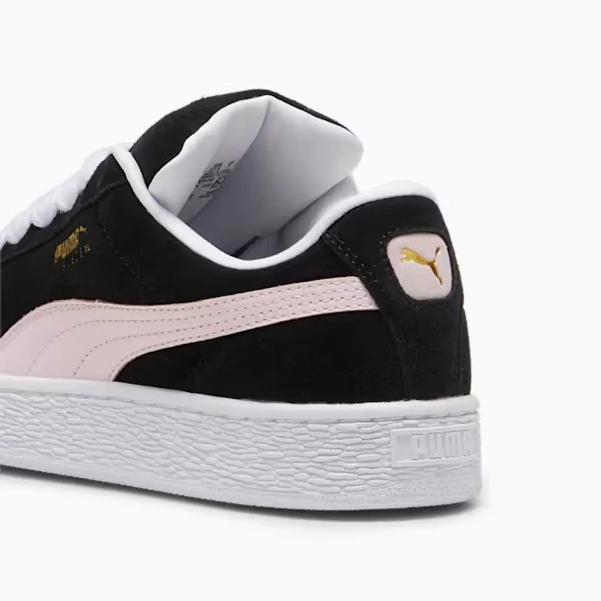 Suede XL 'Schwarzer Hauch von Rosa'