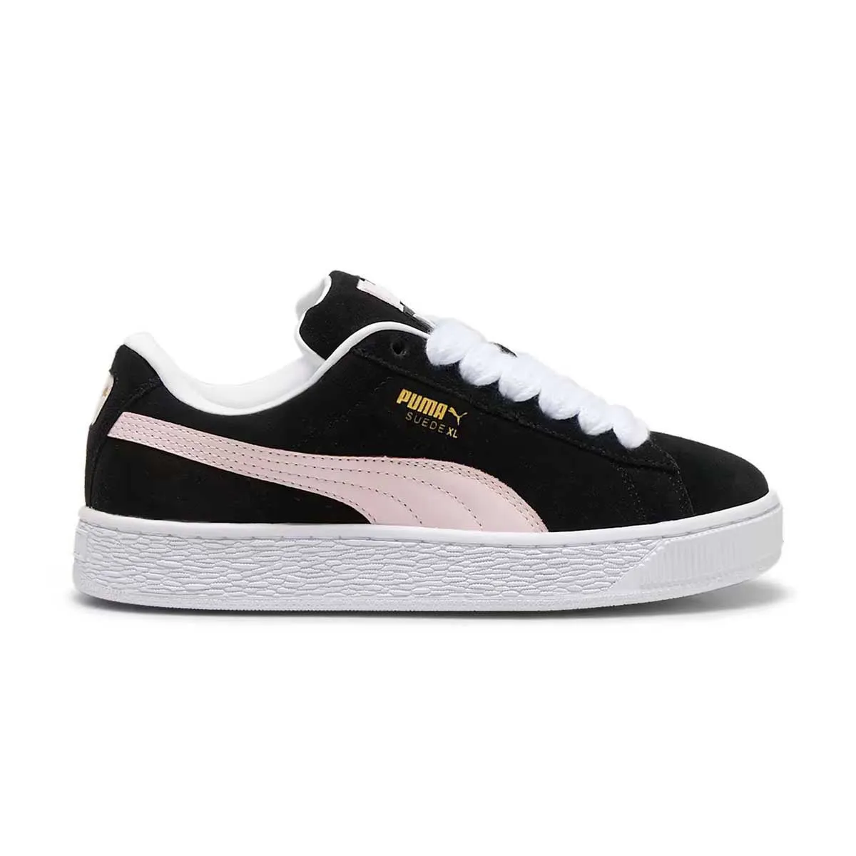 Suede XL 'Schwarzer Hauch von Rosa'