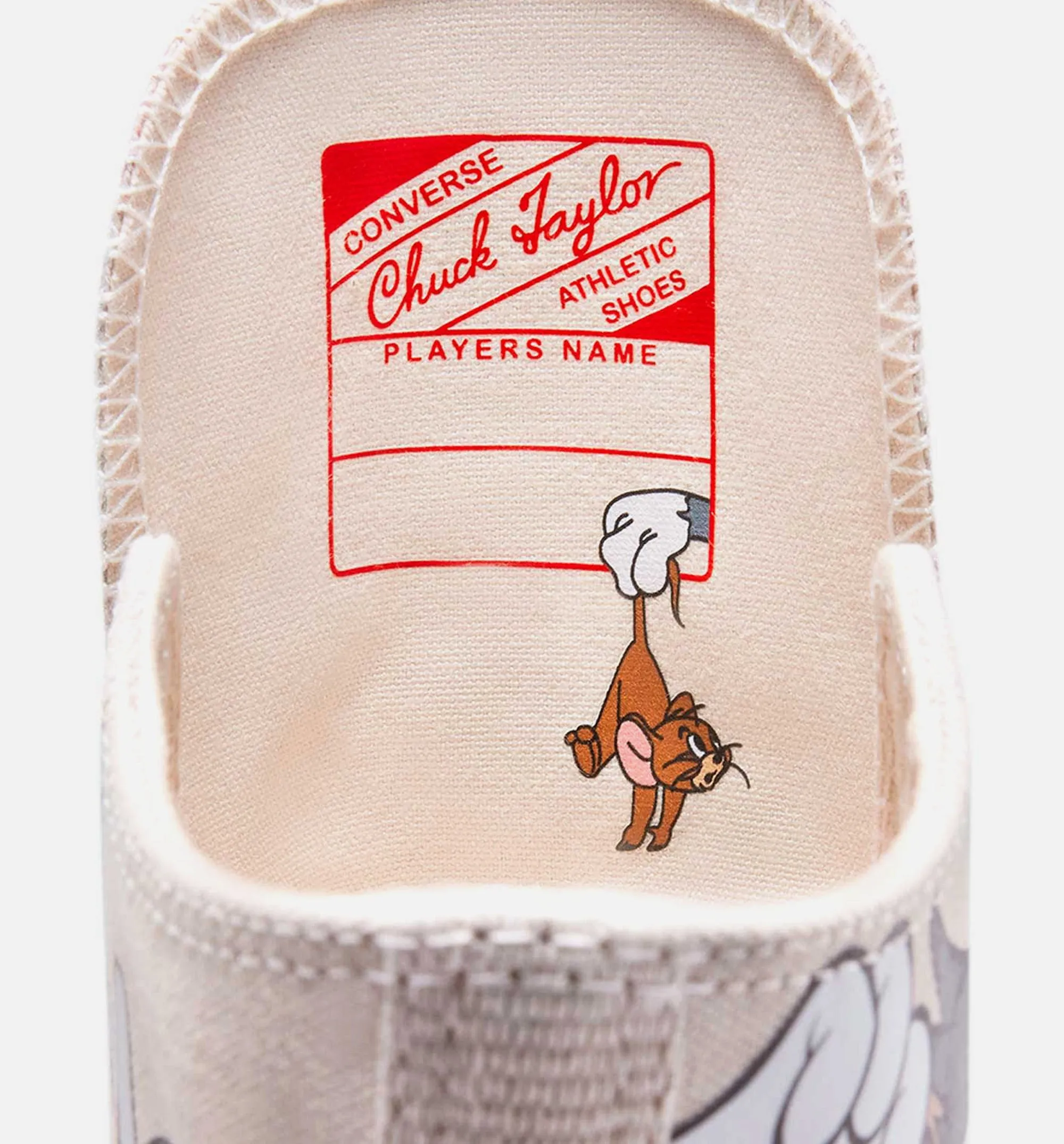 Tom And Jerry Chuck 70 High Herren Lifestyle-Schuh - Grau/Schwarz