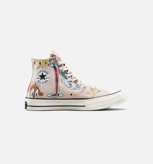 Tom And Jerry Chuck 70 High Herren Lifestyle-Schuh - Grau/Schwarz
