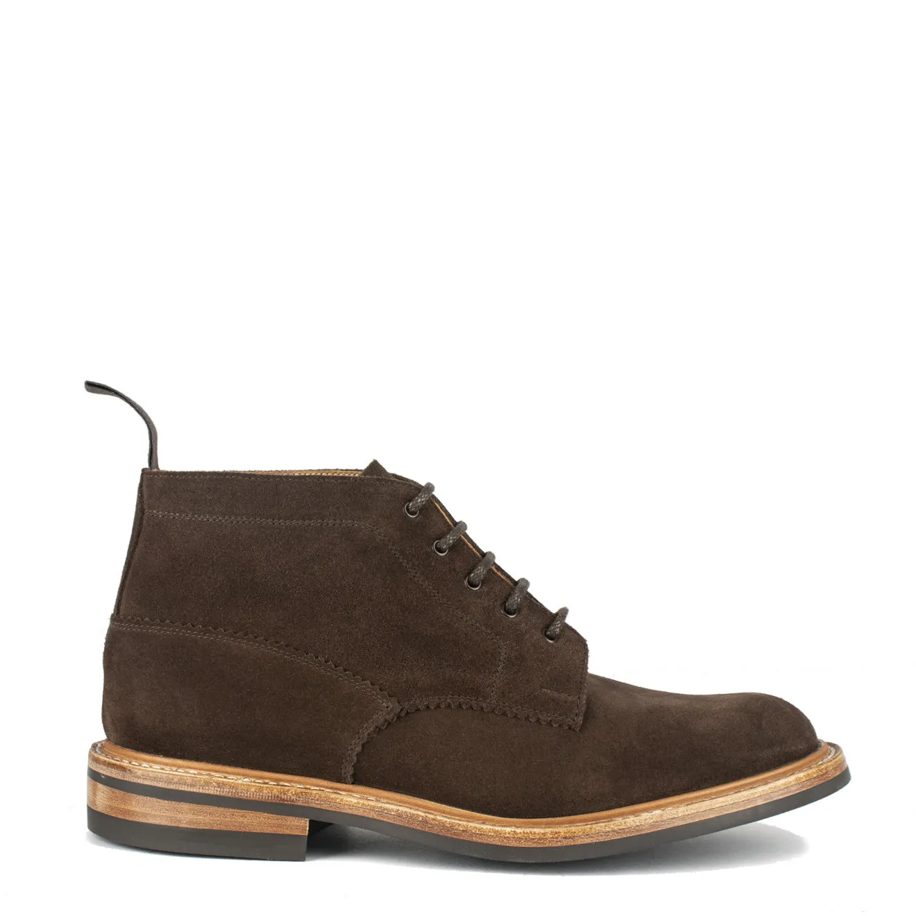 Trickers Evedon Chukka Stiefel Café Repello Wildleder
