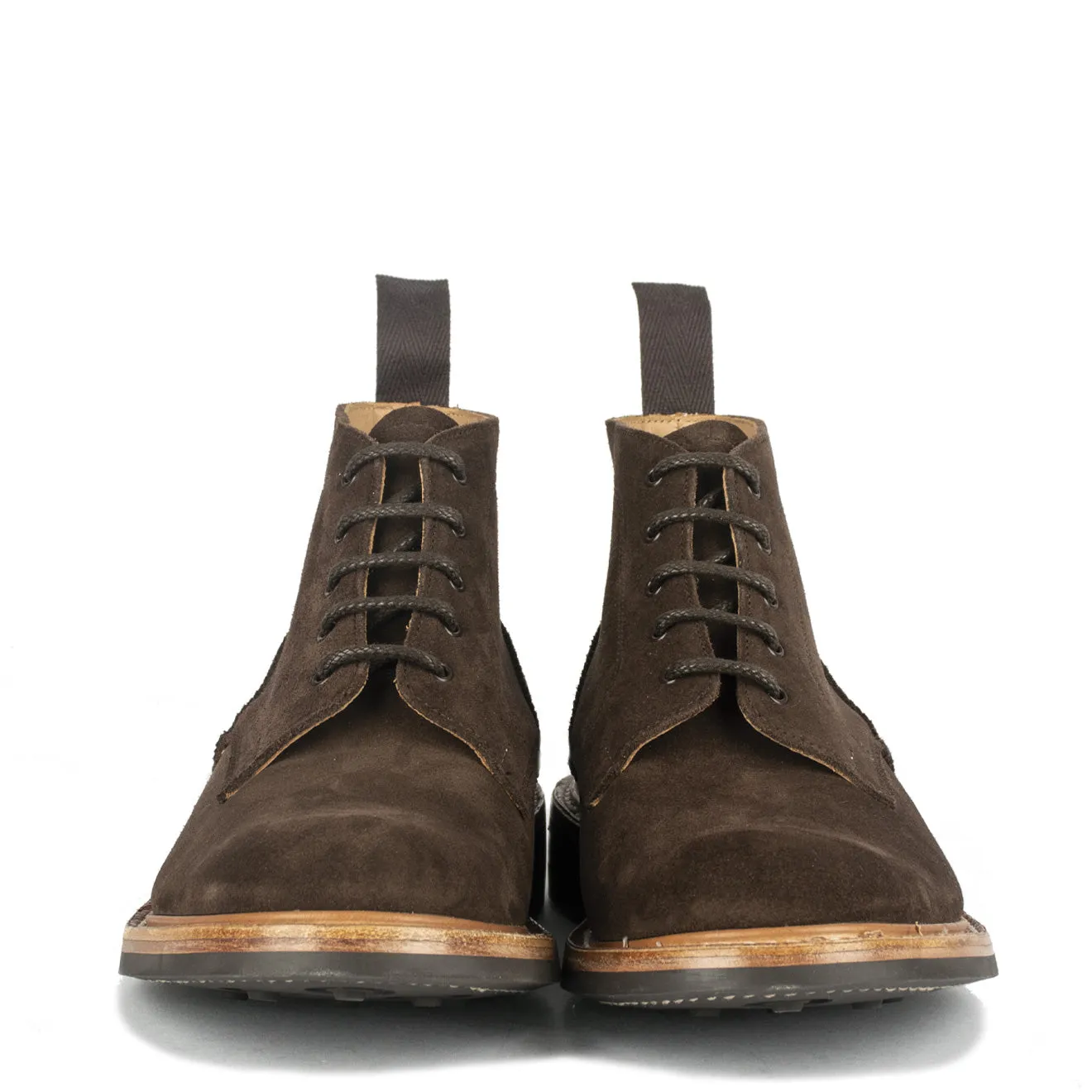 Trickers Evedon Chukka Stiefel Café Repello Wildleder