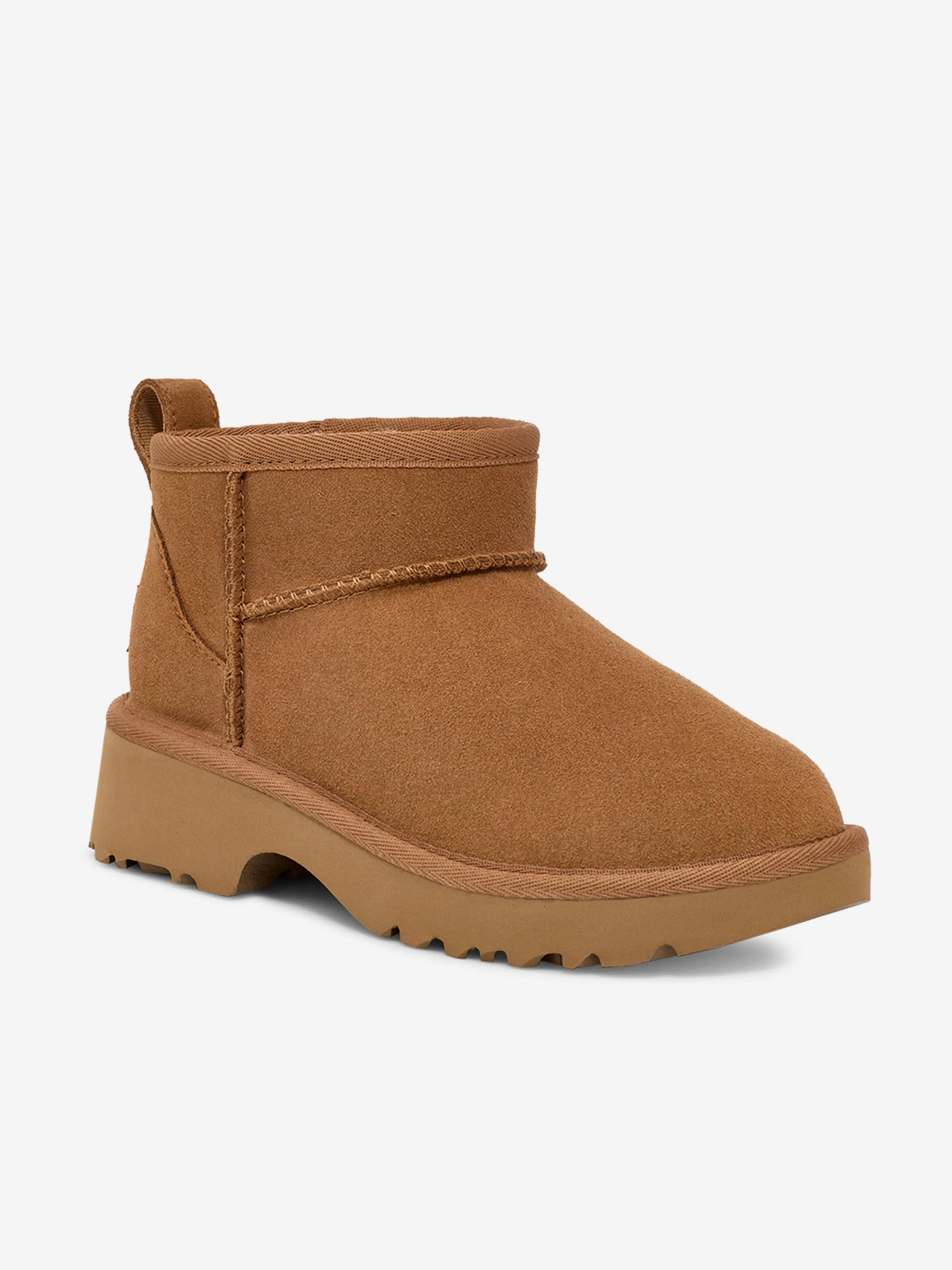 UGG Mädchen Classic Ultra Mini New Heights Stiefel in Braun