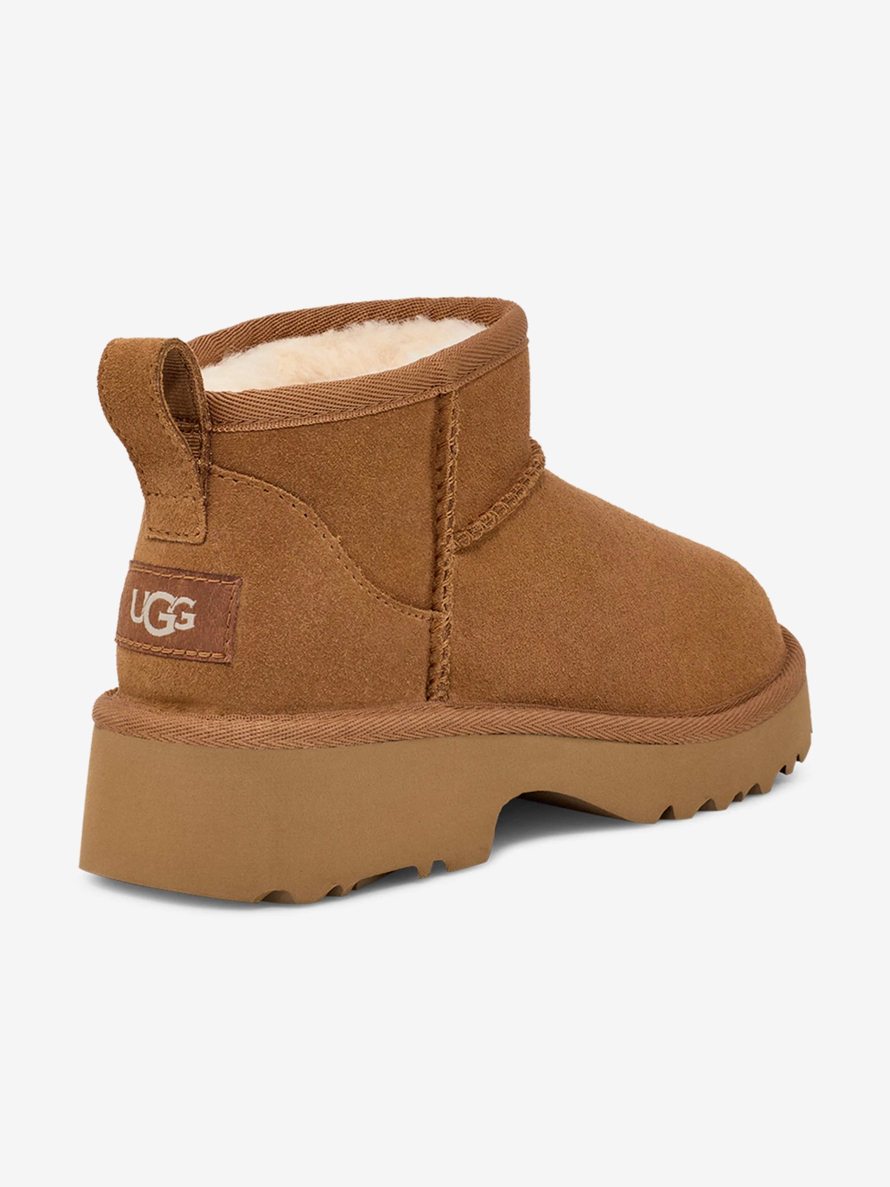 UGG Mädchen Classic Ultra Mini New Heights Stiefel in Braun