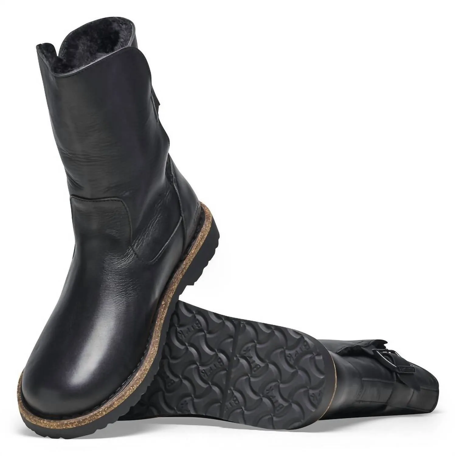 Uppsala Lammfell-Stiefel - Regular/Weite in Schwarz
