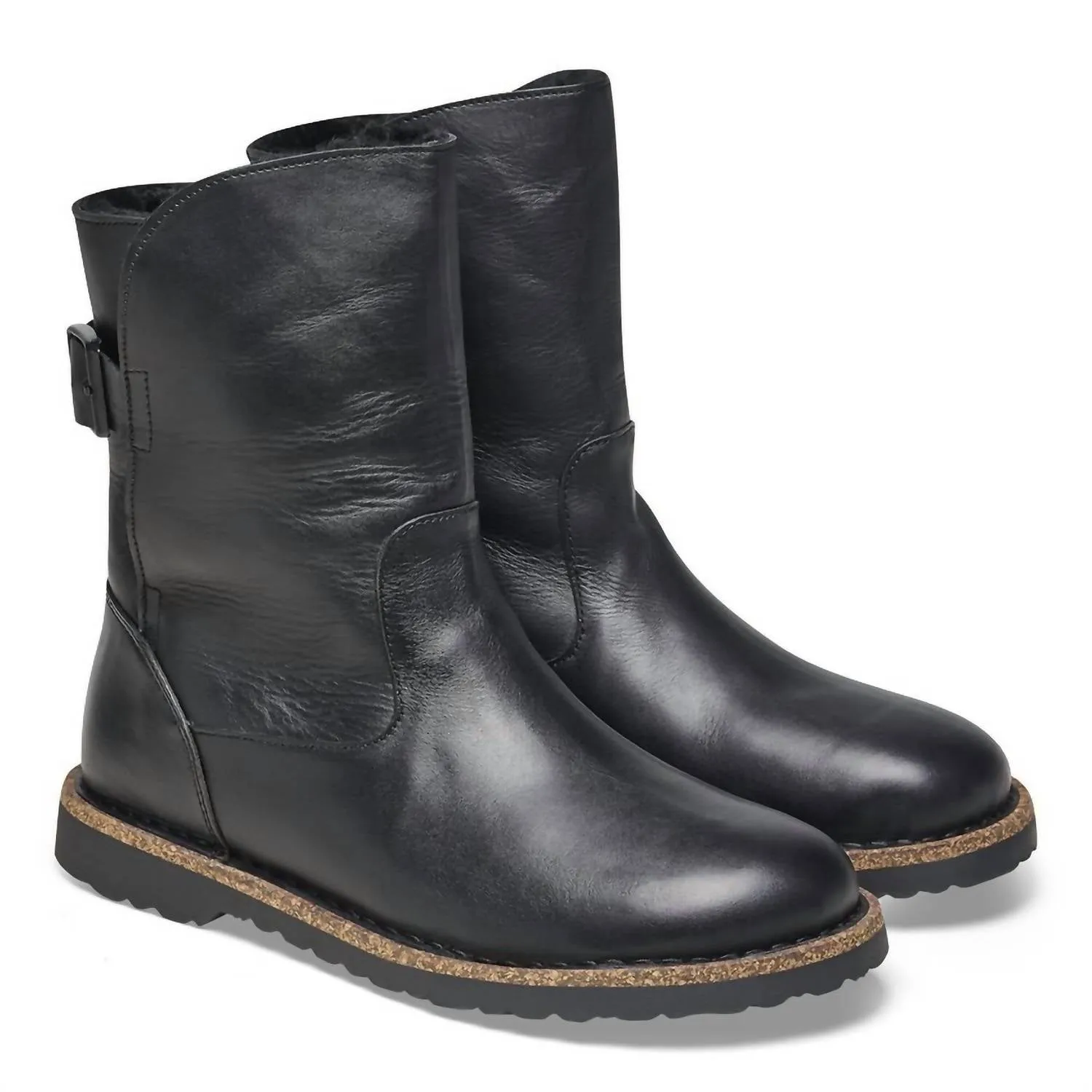 Uppsala Lammfell-Stiefel - Regular/Weite in Schwarz