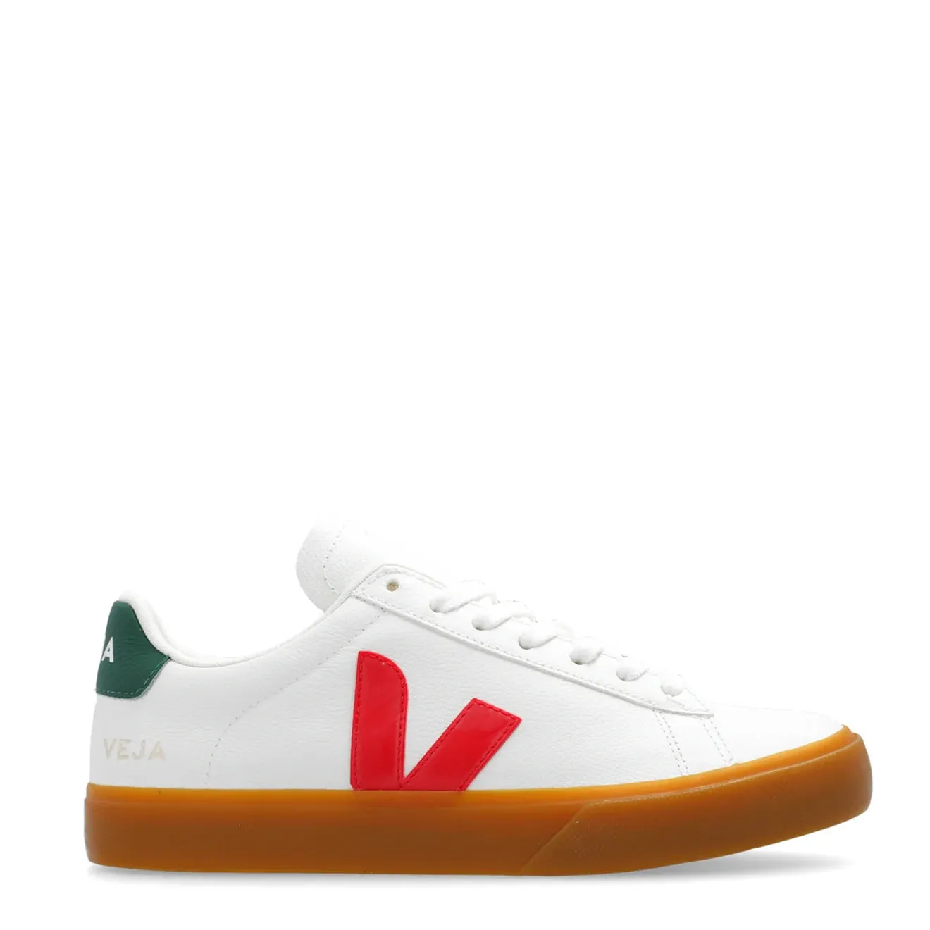 Veja Campo Chromefreies Leder Trainer Extra Weiß Pekin Poker