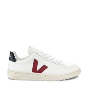 Veja V-12 Leder-Trainer Weiß Marsala Nautico
