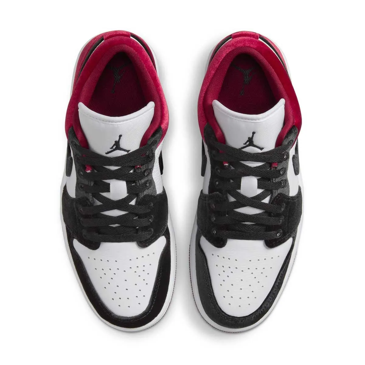 Wmns Air Jordan 1 Low SE 'Samtschwarze Zehenkappe'