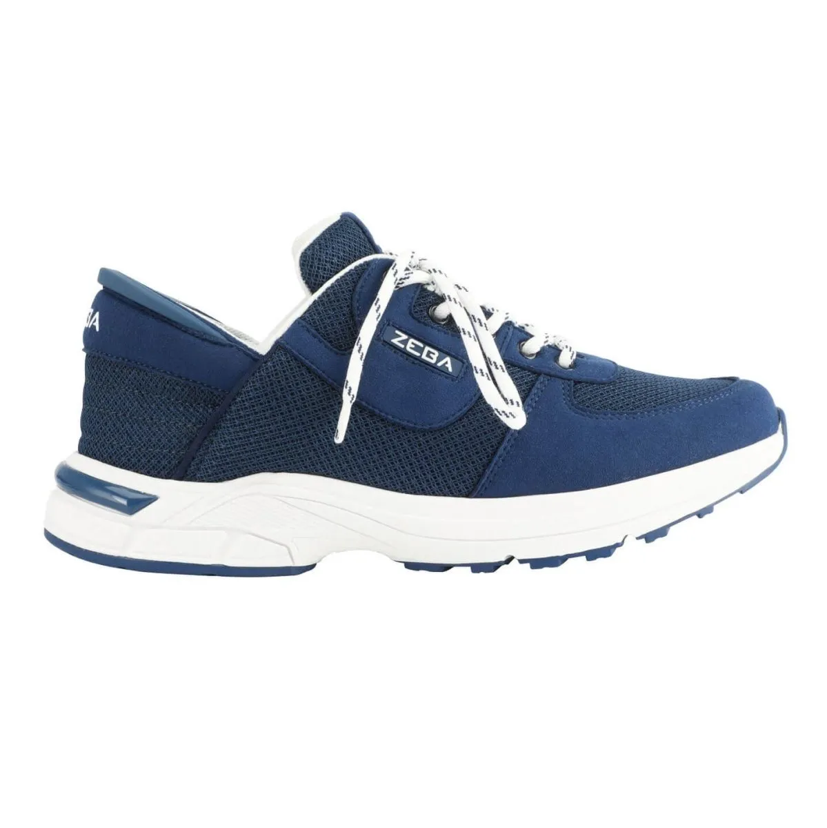 Zeba Herren Royal Navy/Weiß Slip-On