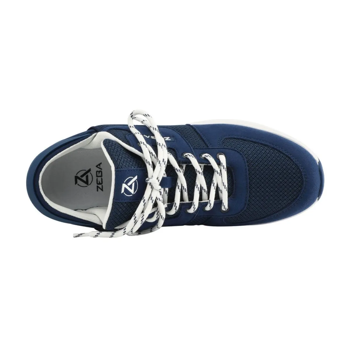 Zeba Herren Royal Navy/Weiß Slip-On