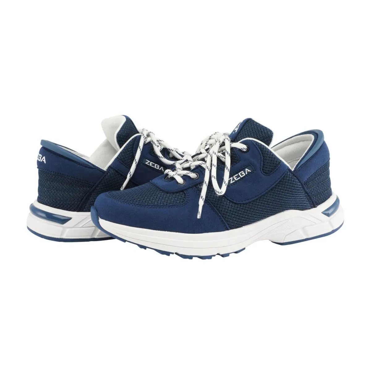 Zeba Herren Royal Navy/Weiß Slip-On