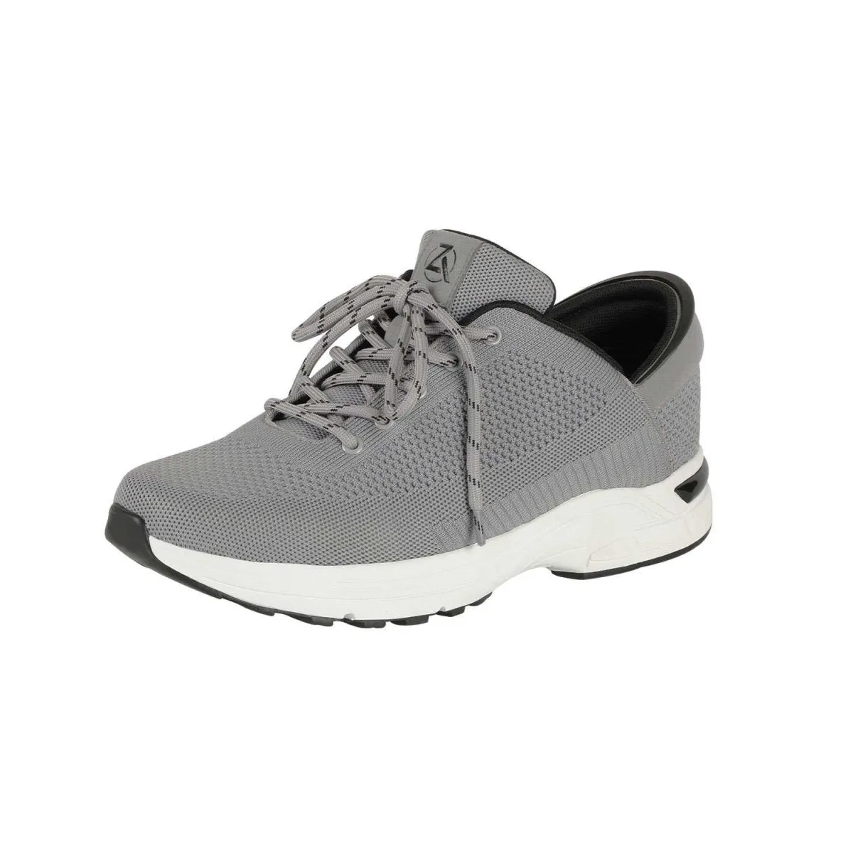 Zeba Herren Steingraues Stoff-Slip-On