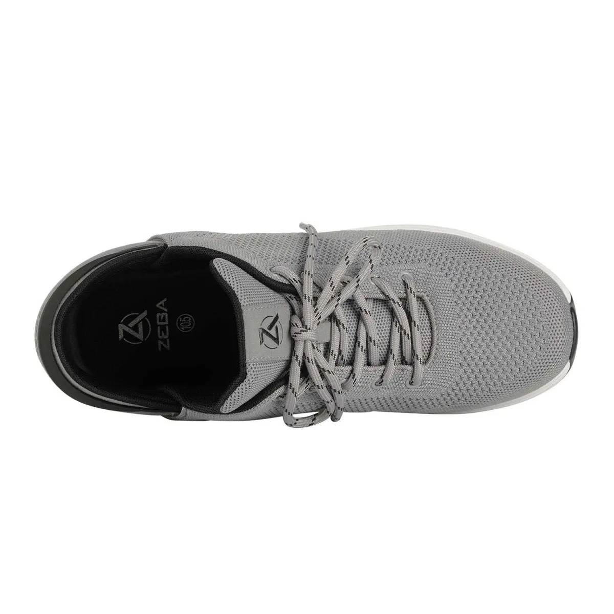 Zeba Herren Steingraues Stoff-Slip-On