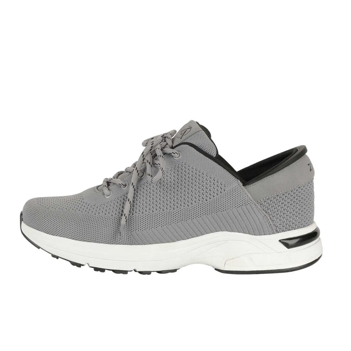 Zeba Herren Steingraues Stoff-Slip-On